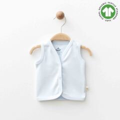 Eslenza Oganik Yelek 2088 Mavi