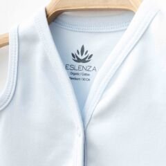 Eslenza Oganik Yelek 2088 Mavi