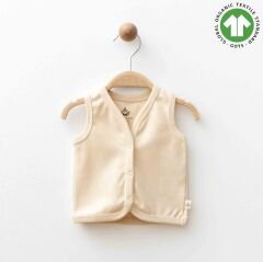 Eslenza Oganik Yelek 2088 Bej