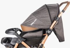 Baby Care 65 Capron Çift Yönlü Bebek Arabası Kahve