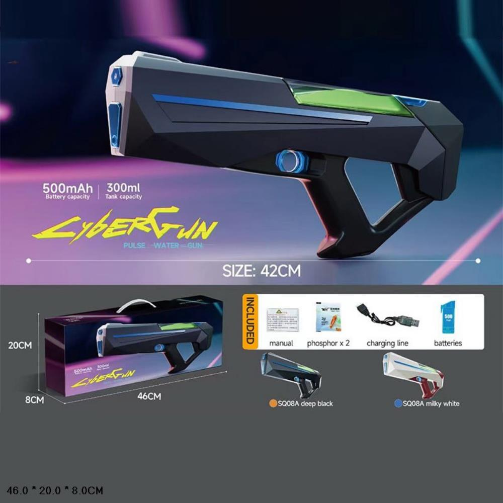 SQ08A - ŞARJLI OTOMATİK SU TABANCASI 300 ML