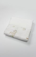 Bistyle 2li Müslin Battaniye Family Rabbit Kutulu 70144 75x75cm Beyaz