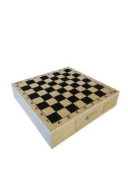 HAPPY JUNIOR Ahşap Çekmeceli Satranç Takımı