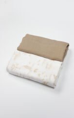 Bistyle 2li Müslin Battaniye Hello Zoo Kutulu 70142 75x75cm Beyaz