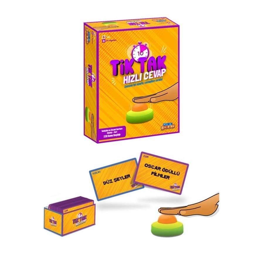 Tik Tak Hızlı Cevap Kutu Oyunu