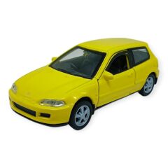 Çek Bırak Metal Arabalar 12 cm - 43813 - Sarı