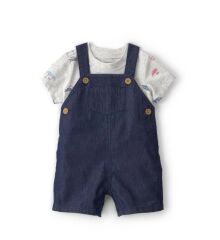 Carters Erkek Bebek Salopet Set 1U564010 Mavi