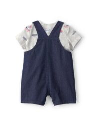 Carters Erkek Bebek Salopet Set 1U564010 Mavi