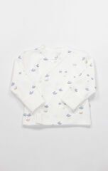 Bistyle 3lü Zıbın Takım Little Boats 13125 Ekru