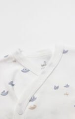 Bistyle 3lü Zıbın Takım Little Boats 13125 Ekru