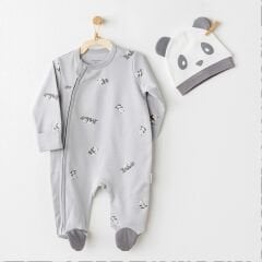 Andywawa AC26023 Keep Smiling Tulum Takım Grey