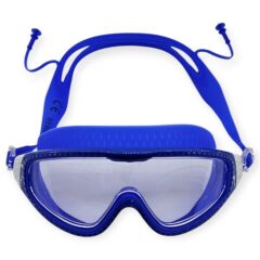 Yüzücü Gözlüğü Silikon Kulaklıklı MAVİ - AF108