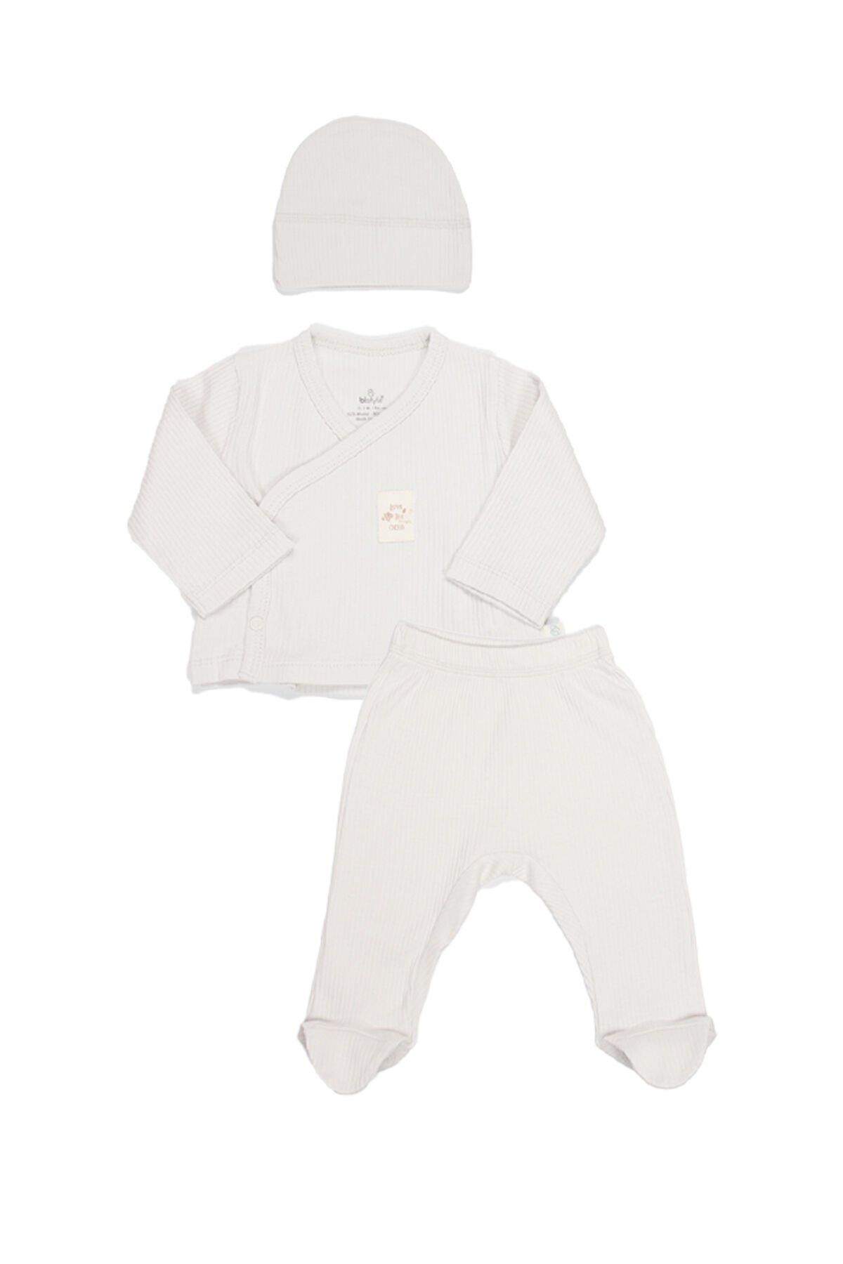 Bi̇style 3'lü Zibin Takim Modal Lovely Fishing 13119 Ekru