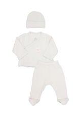 Bi̇style 3'lü Zibin Takim Modal Lovely Fishing 13119 Ekru