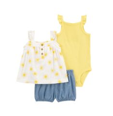 Carters Kız Bebek Alt Üst Set 1S528810 Renkli