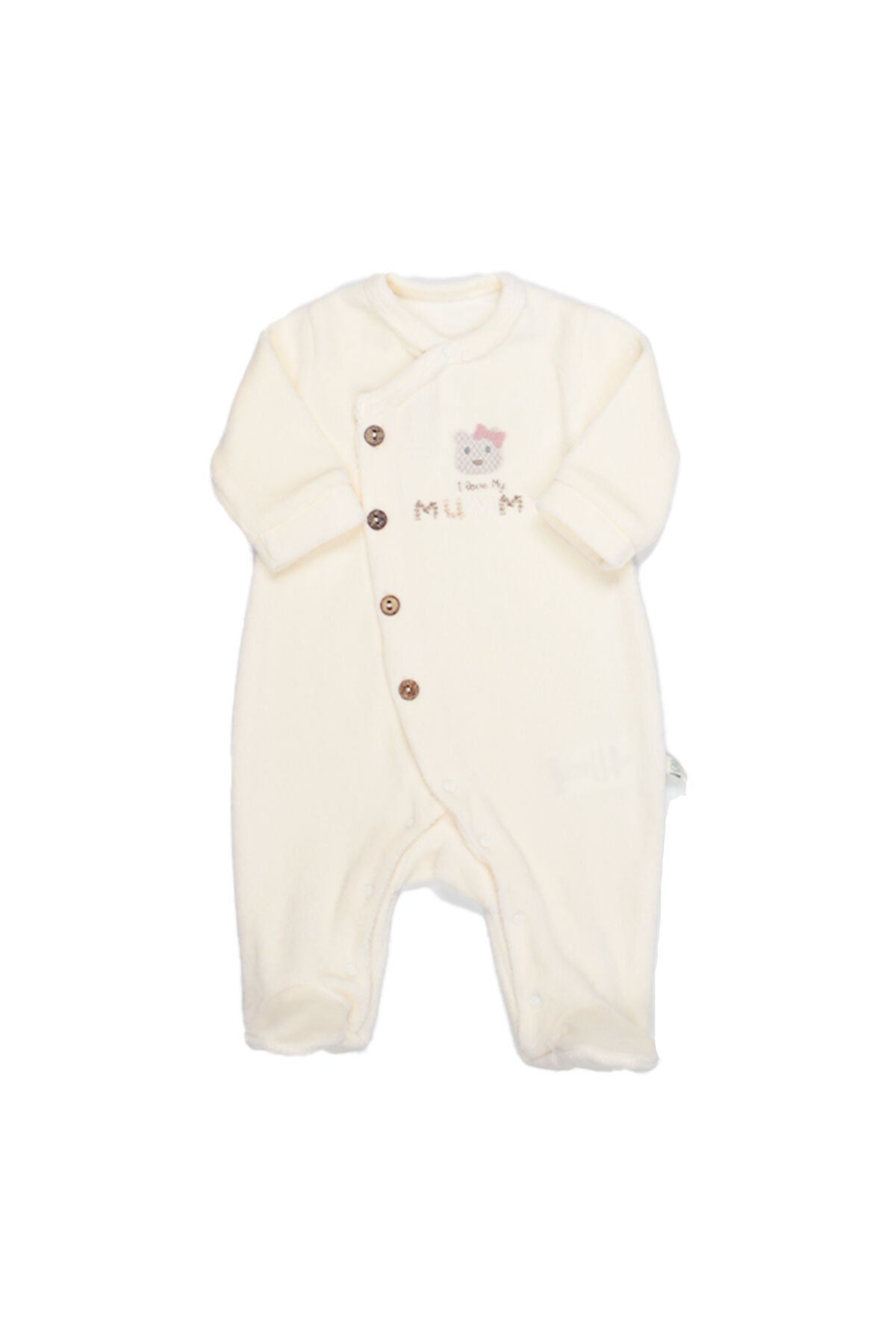 Bi̇style Tulum Kadi̇fe I Love Mummy 15123 Ekru