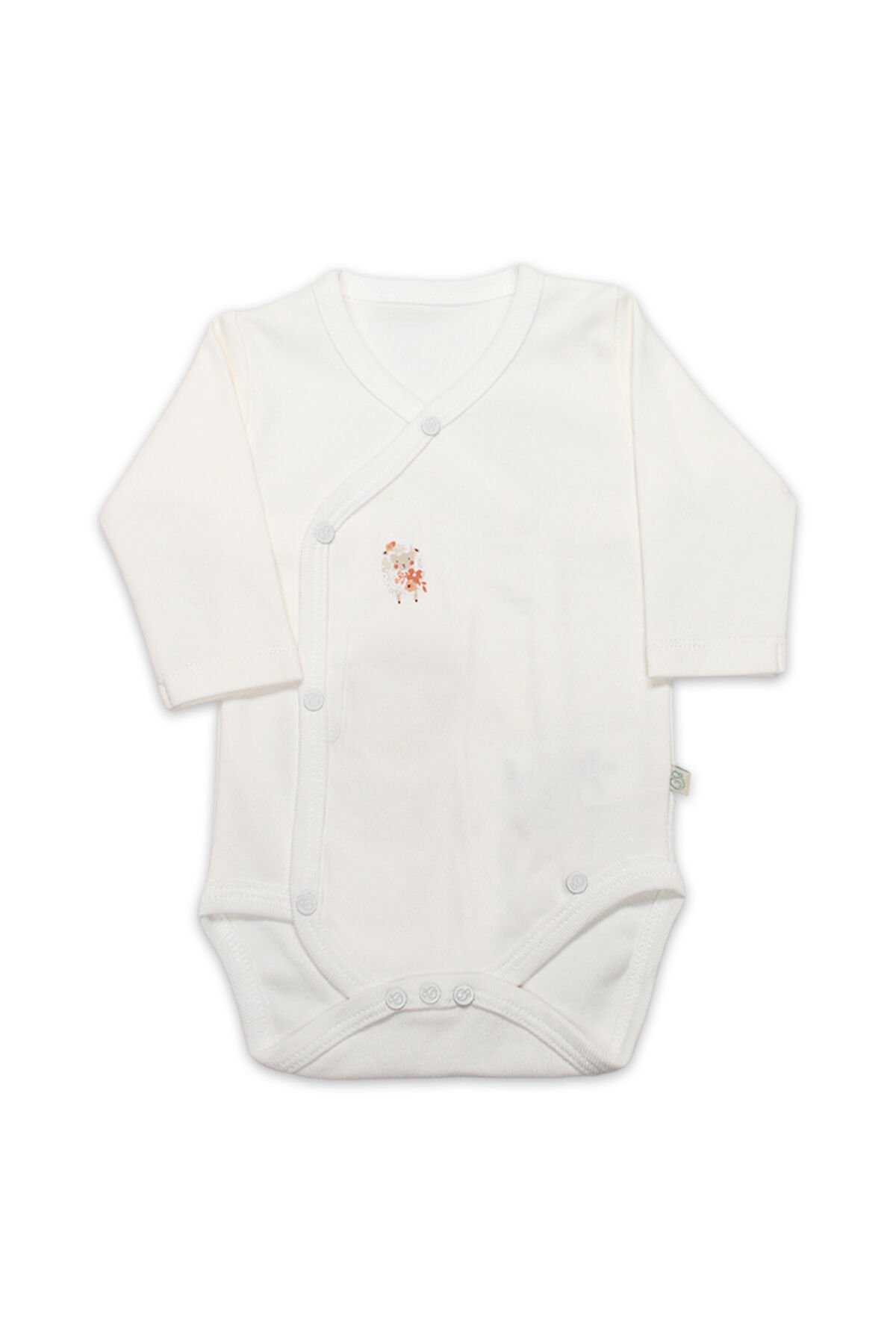 Bi̇style Kruvaze Body Uzun Kol Fluffy And Lovely 17110 Bej