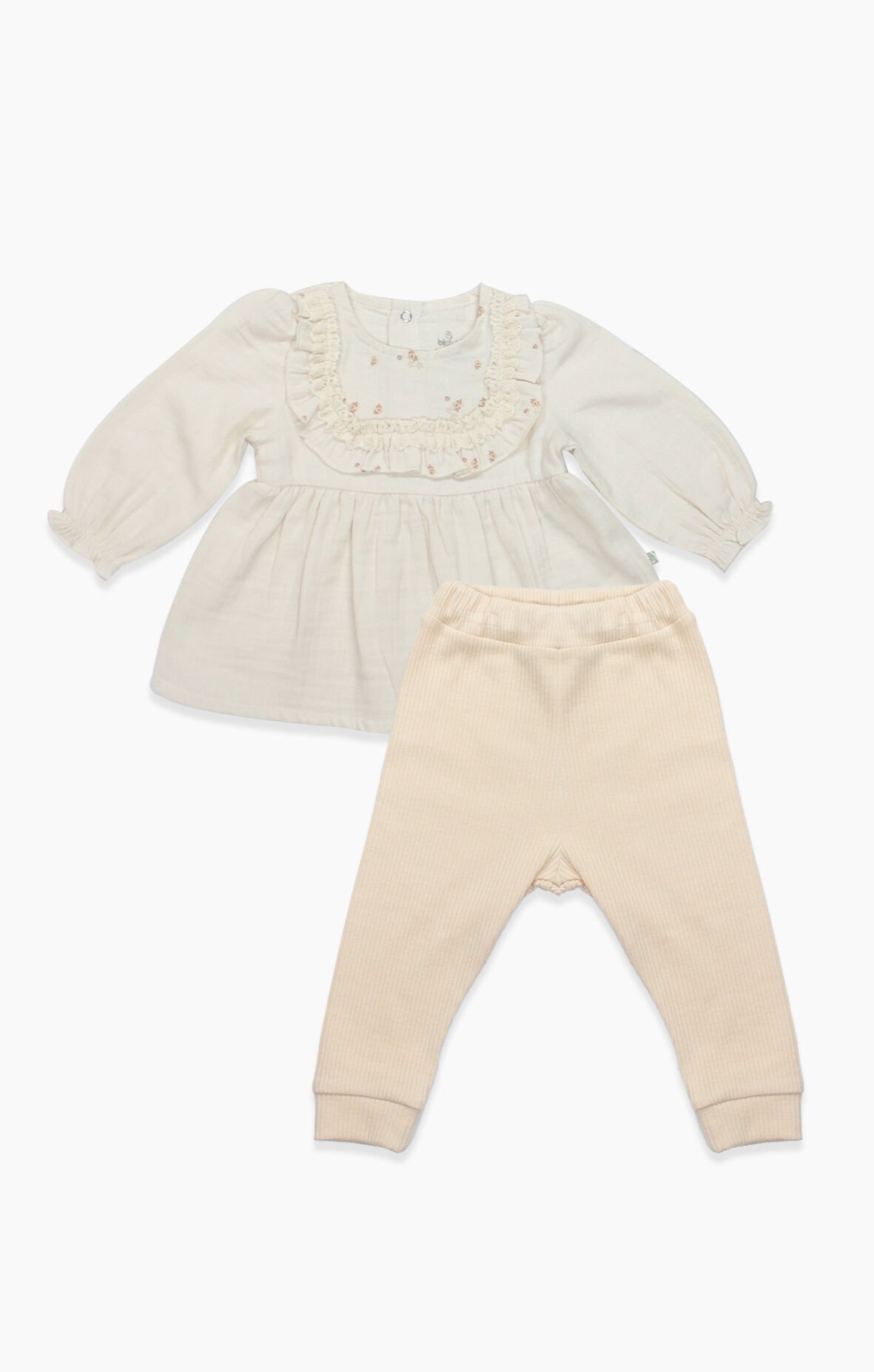 Bistyle 2li Takım Müslin Daisy Flowers 14130 Somon