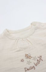 Bistyle 2li Takım Şortlu Müslin Daisy Flowers 14131 Somon