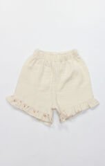 Bistyle 2li Takım Şortlu Müslin Daisy Flowers 14131 Somon