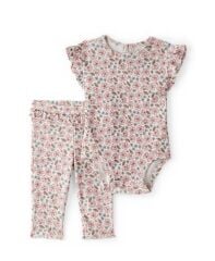 Carters Kız Bebek Body Pantolon Set 1U269810 Renkli
