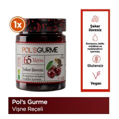 Pol’s Gurme Chia Tohumlu Şekersiz Vişne Reçeli 380 Gr