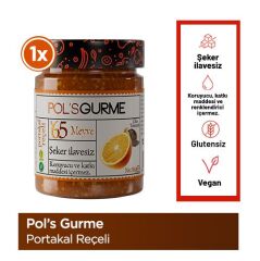 Pol’s Gurme Chia Tohumlu Şekersiz Portakal Reçeli 380 Gr