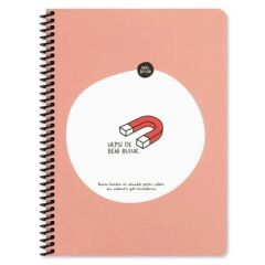 Hisli Şeyler 16,5*22,5  80Yp.Kar.Stickerli Defter