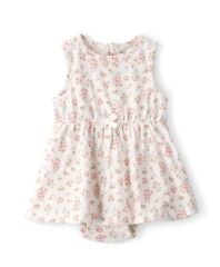 Carters Kız Bebek Bodyli Elbise 1U565110 Renkli