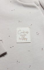 Bistyle Tulum Patiksiz Cookies Make Happy 15127 Ekru