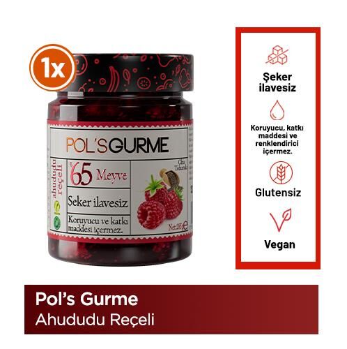 Pol’s Gurme Chia Tohumlu Şekersiz Ahududu Reçeli 285 Gr
