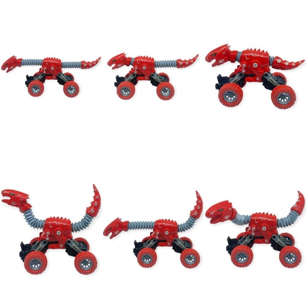 Uzayan Dinazor Arabalar 18 cm - Kırmızı