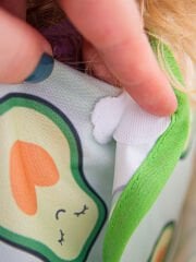 BabyJem Baskılı BLW Kolsuz Önlük 788 Avokado