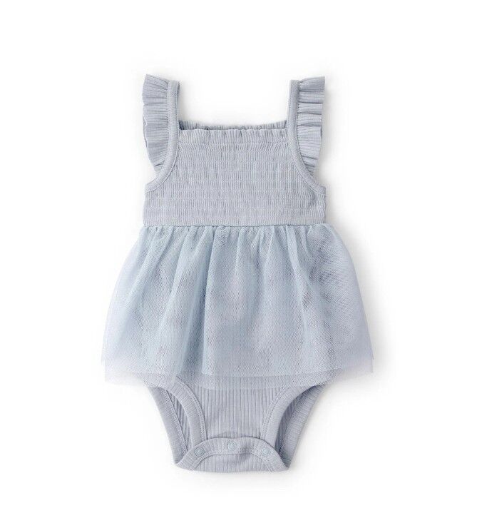Carters Kız Bebek Kısa Tulum 1U542810 Mavi