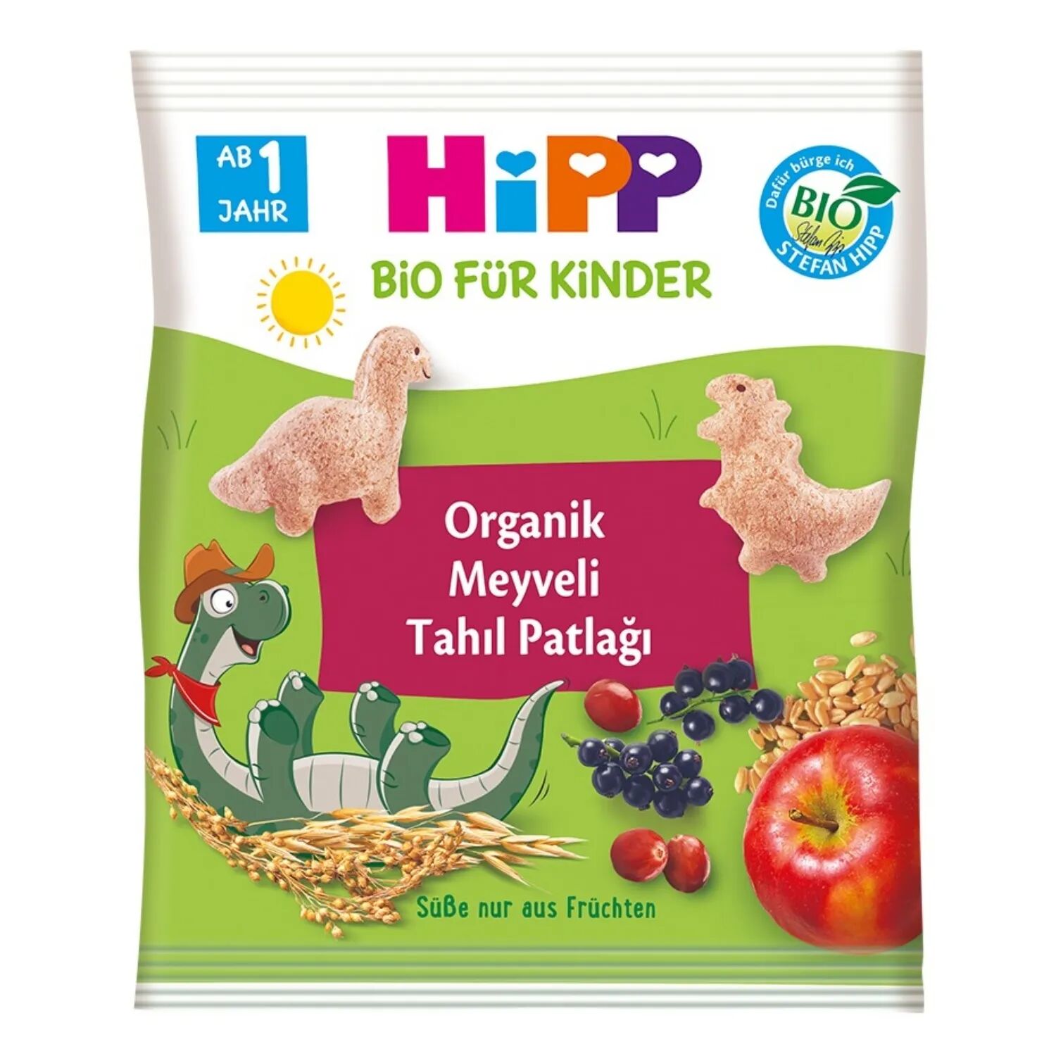 Hipp Organik Meyveli Tahıl Patlağı 30 Gr
