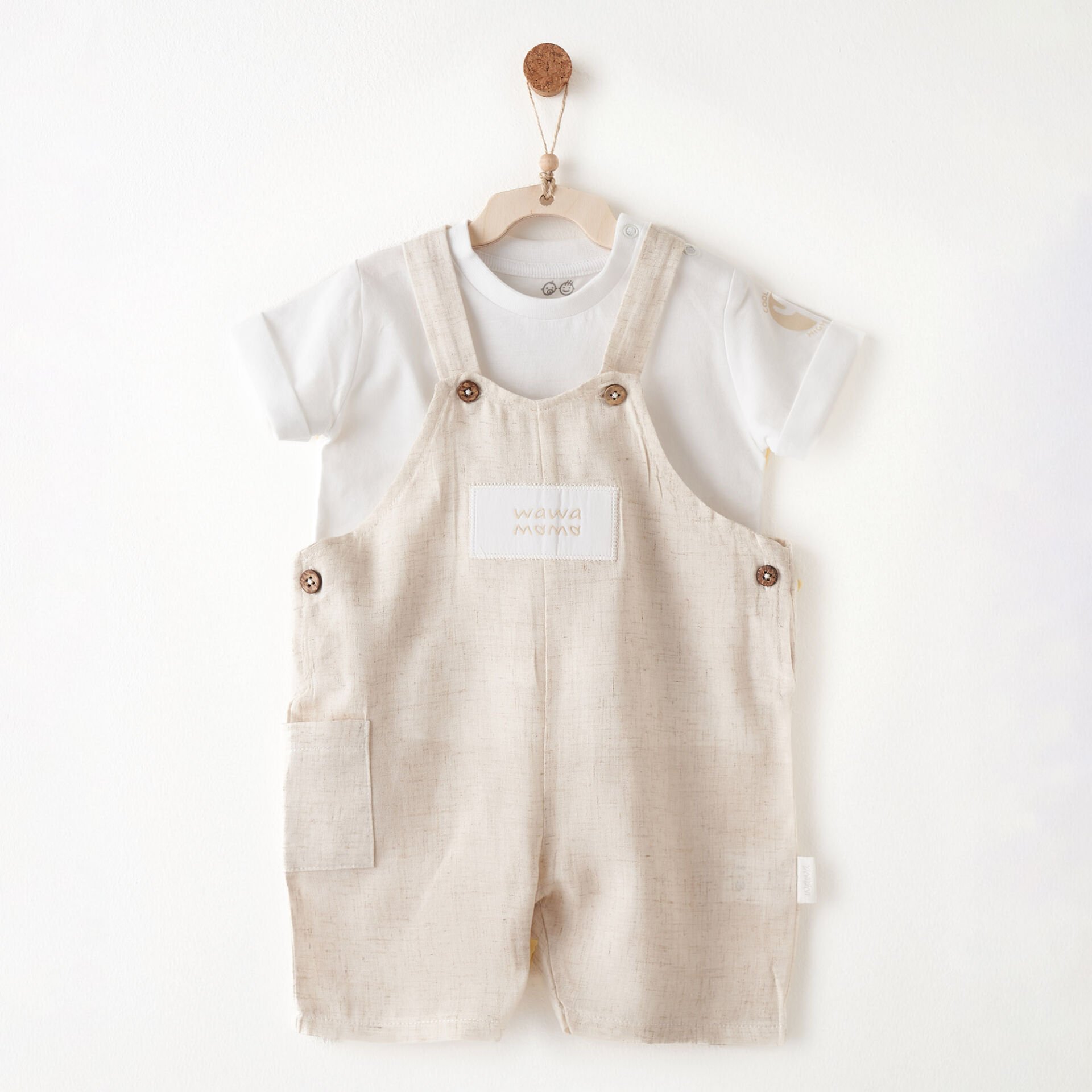 Andywawa AC26722 Wawa Special Salopet Beige