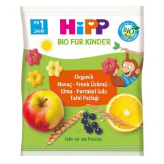 Hipp Organik Havuç Frenk Üzümü Elma Portakal Sulu Tahıl Patlağı 30 Gr