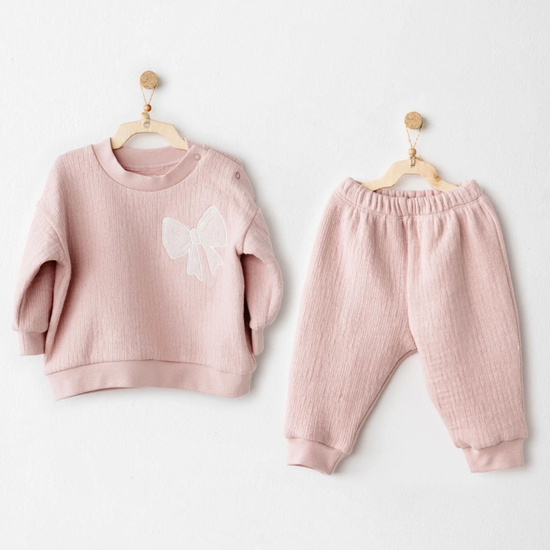 Andywawa AC26200 Casual 2'li Takım Pink