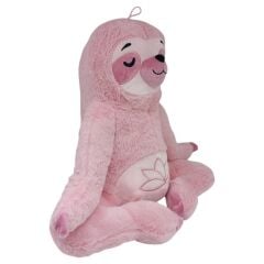 Peluş Yogacı Tembel Hayvan 40 cm - Pembe