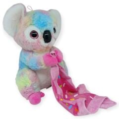 Peluş Battaniyeli Koala 30 cm - Pembe