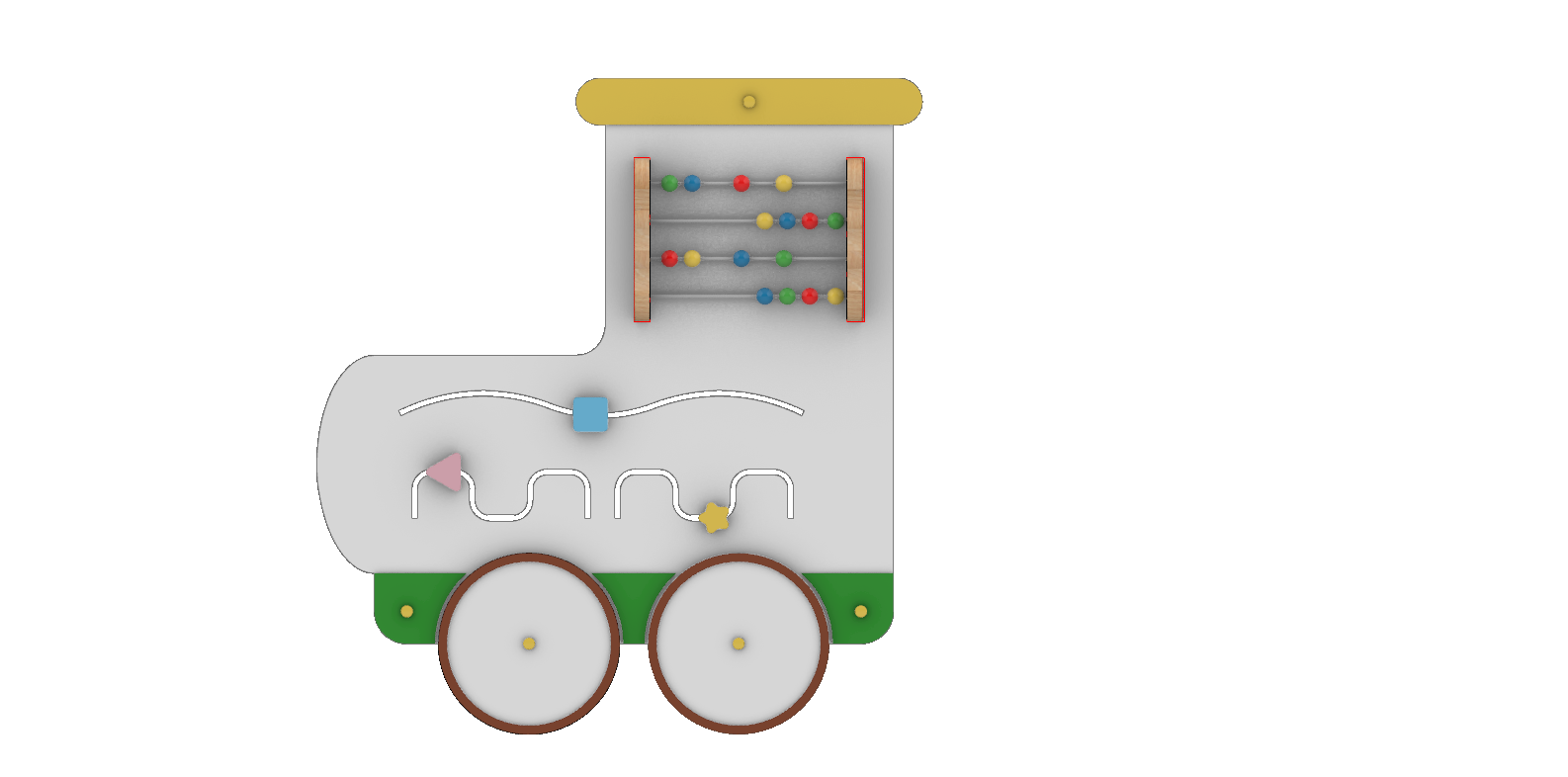 Kidolimo Tren Duvar Aktivite