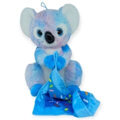 Peluş Battaniyeli Koala 30 cm - Mavi