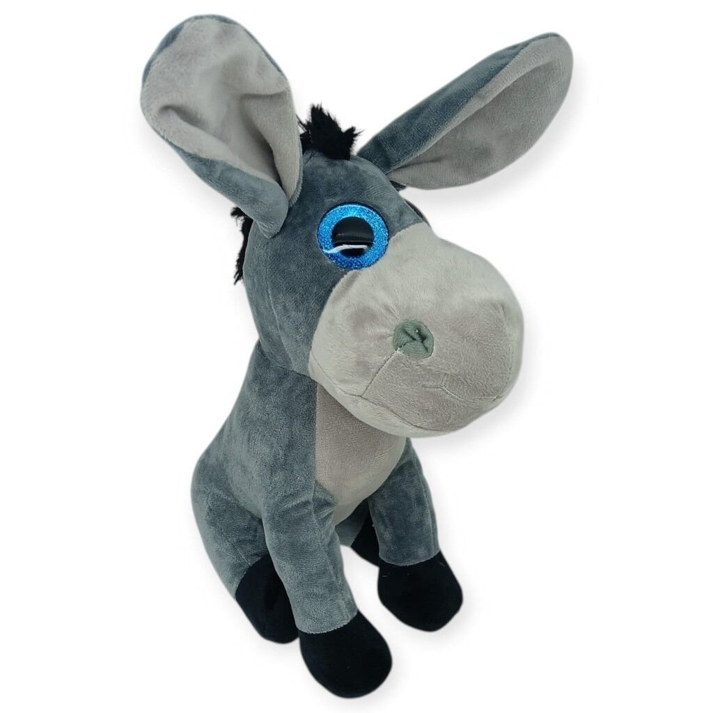 Peluş Cam Gözlü Hayvanlar 25 cm - Eşek