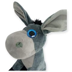 Peluş Cam Gözlü Hayvanlar 25 cm - Eşek