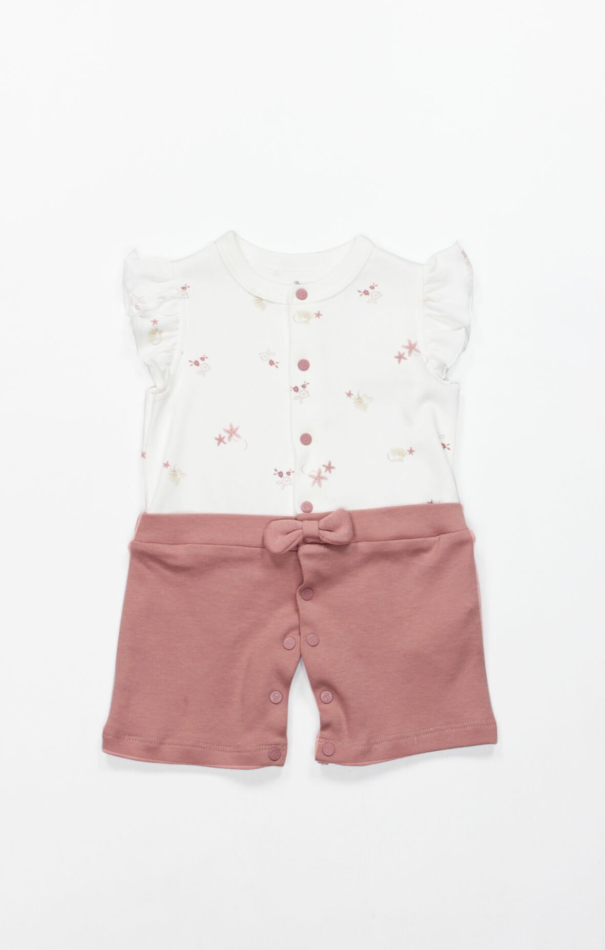 Bistyle Tulum Şort Müslin Starfish Wishes 15142 Pembe