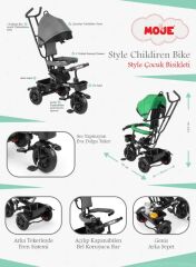 Moje Style 3 Tekerlekli Çocuk Bisikleti Bej