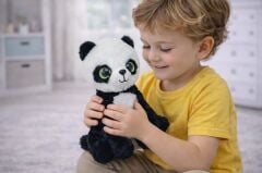Peluş Cam Gözlü Hayvanlar 25 cm - Panda