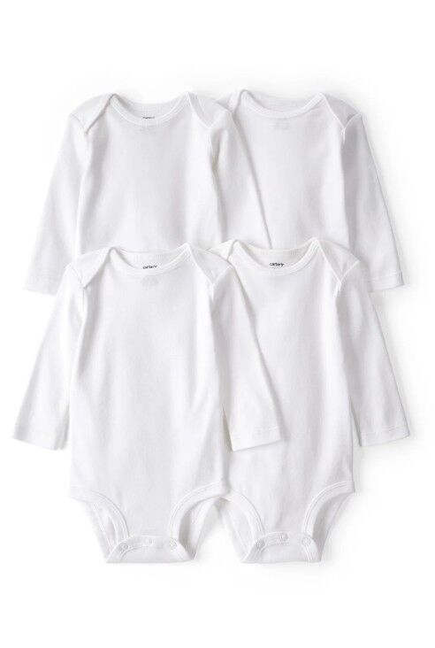 Carters Layette Bebek 4lü Beyaz Body Set LS 1L930610 Beyaz