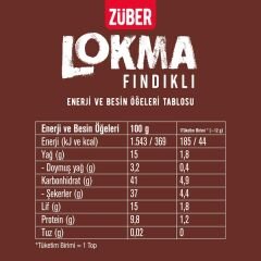 Züber Lokma Meyve Topu 96 Gr Fındık
