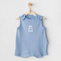 Andywawa AC25895 Romper Basic Bebek Tulum Blue